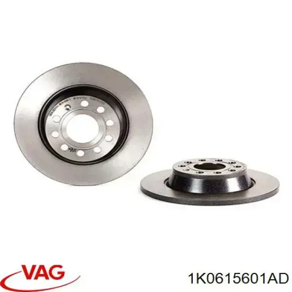 Tarcza hamulcowa tylna 1K0615601AD VAG