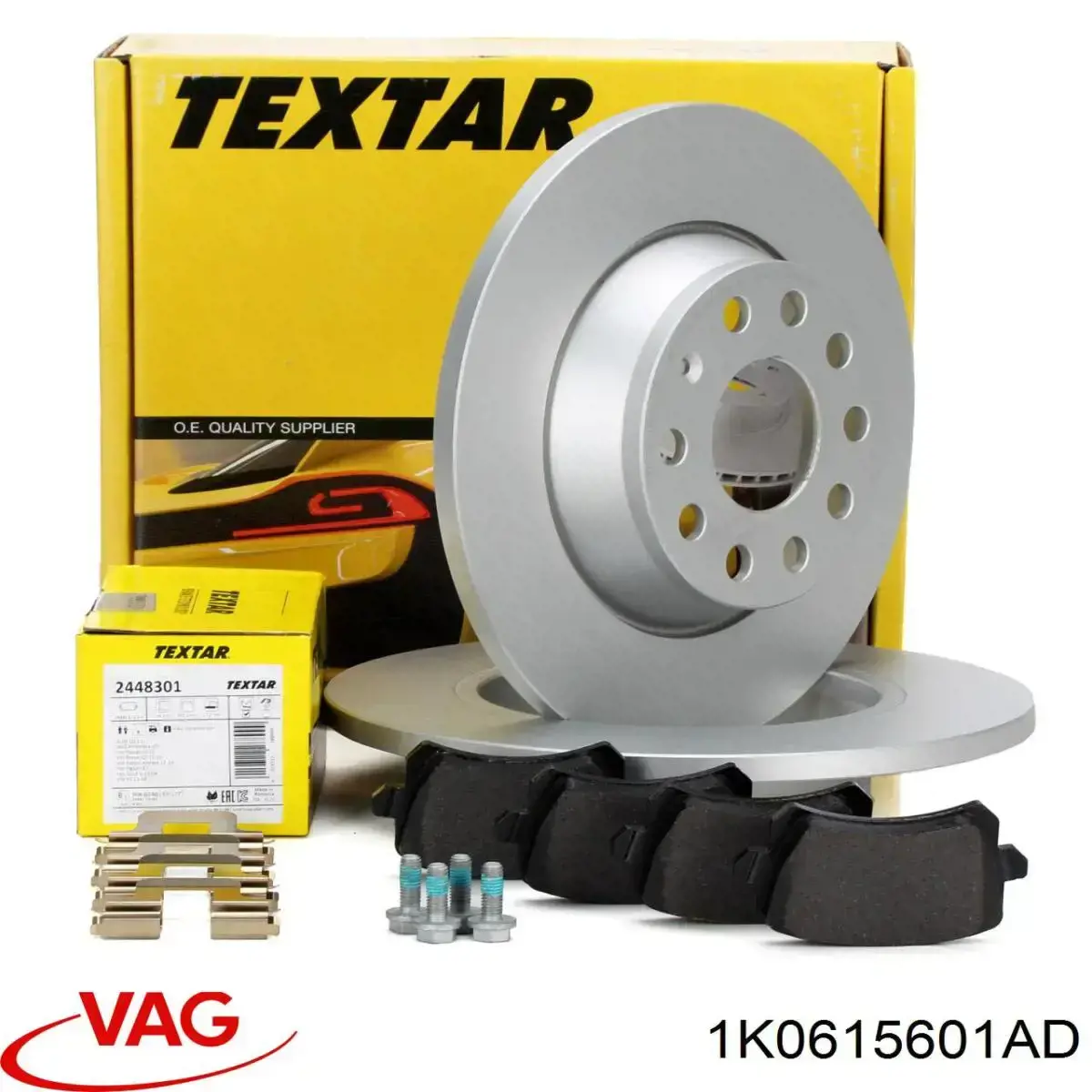 Tarcza hamulcowa tylna 1K0615601AD VAG