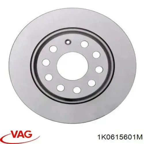Tarcza hamulcowa tylna 1K0615601M VAG