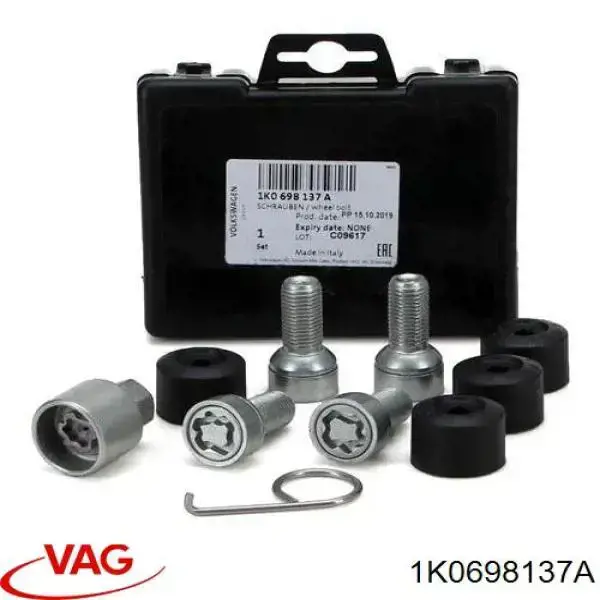 Do koszyka WHT001814B530 VAG Śruba koła