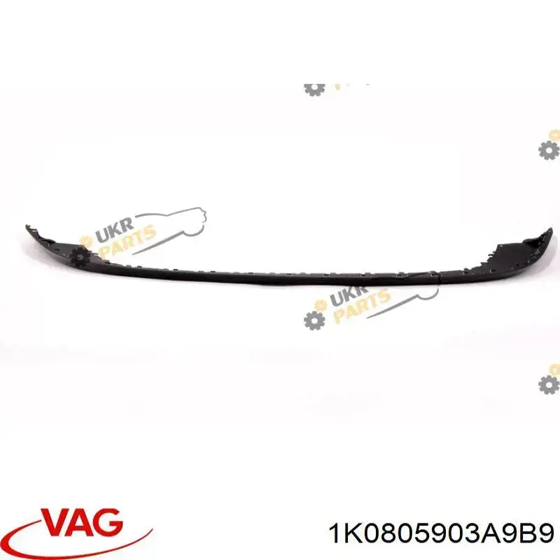 Spojler zderzaka przedniego VAG 1K0805903A9B9 cena, od 30,16 USD