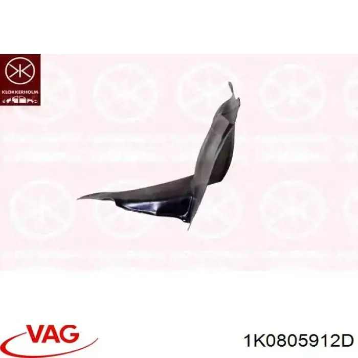 Nadkole błotnika przedniego prawe przednie VAG 1K0805912D cena, od 10,53 USD