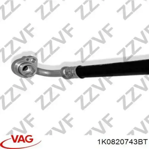 Przewód klimatyzatora, od osuszacza do sprężarki VAG 1K0820743BT cena, od 80,02 USD