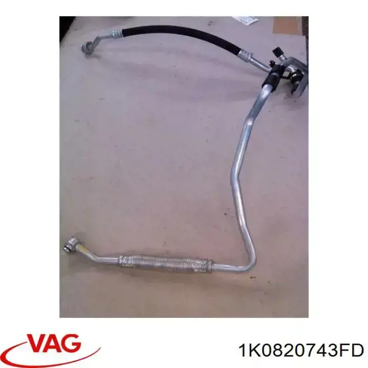 Przewód klimatyzacji, od parownika do sprężarki VAG 1K0820743FD cena, od 74,91 USD