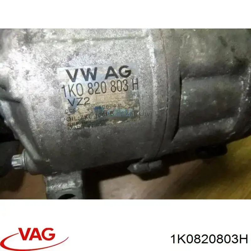 Sprężarka klimatyzacji VAG 1K0820803H cena, od 98,92 USD