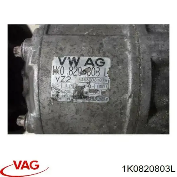 Sprężarka klimatyzacji VAG 1K0820803L cena, od 251,98 USD