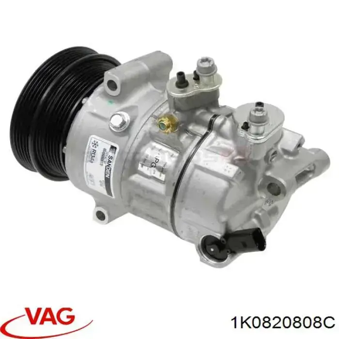 Sprężarka klimatyzacji VAG 1K0820808C cena, od 375,20 USD