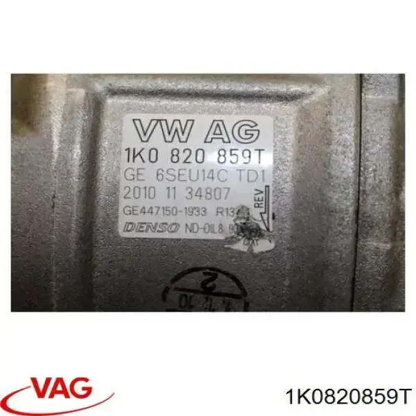 Sprężarka klimatyzacji 1K0820859T VAG
