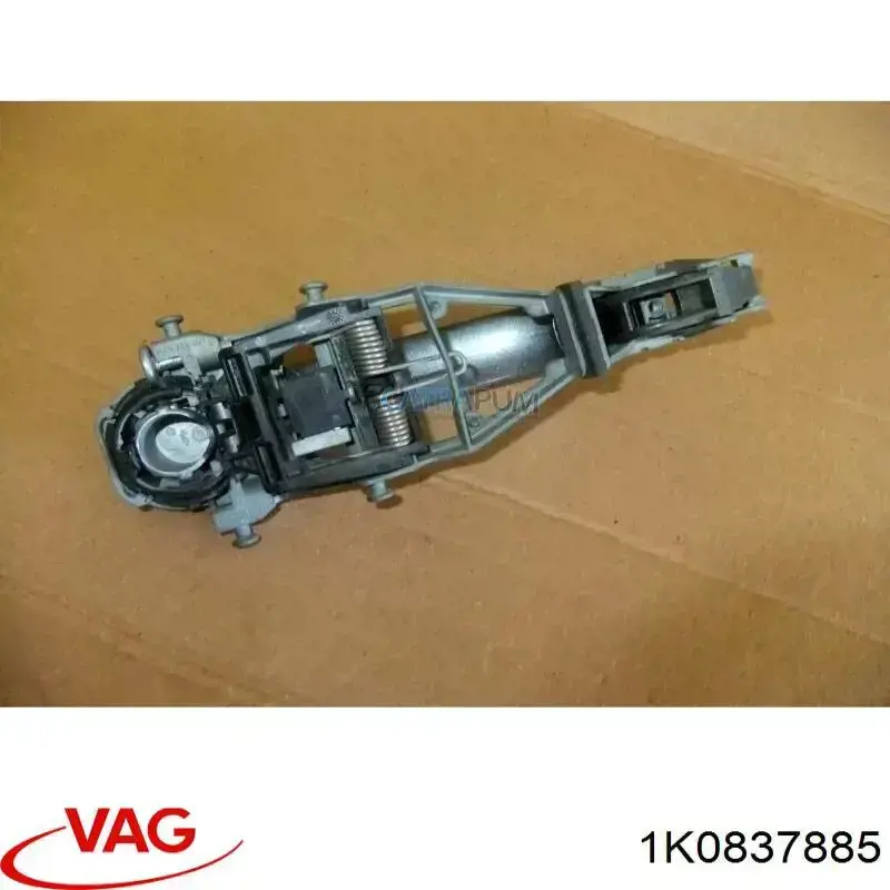 1K0837885 VAG Pałąk zewnętrznej klamki drzwi przednich lewej
