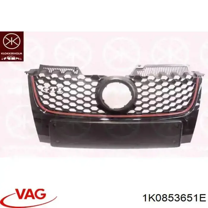 Atrapa chłodnicy VAG 1K0853651E cena, od 67,97 USD