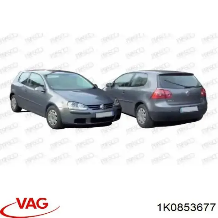 1K0853677 VAG Kratka zderzaka przedniego środkowa