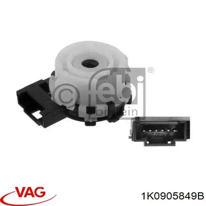 1K0905849B VAG Kostka stacyjki zapłonowej