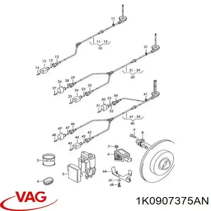 Sterownik ABS  hydrauliczny VAG 1K0907375AN cena, od 2901,99 USD