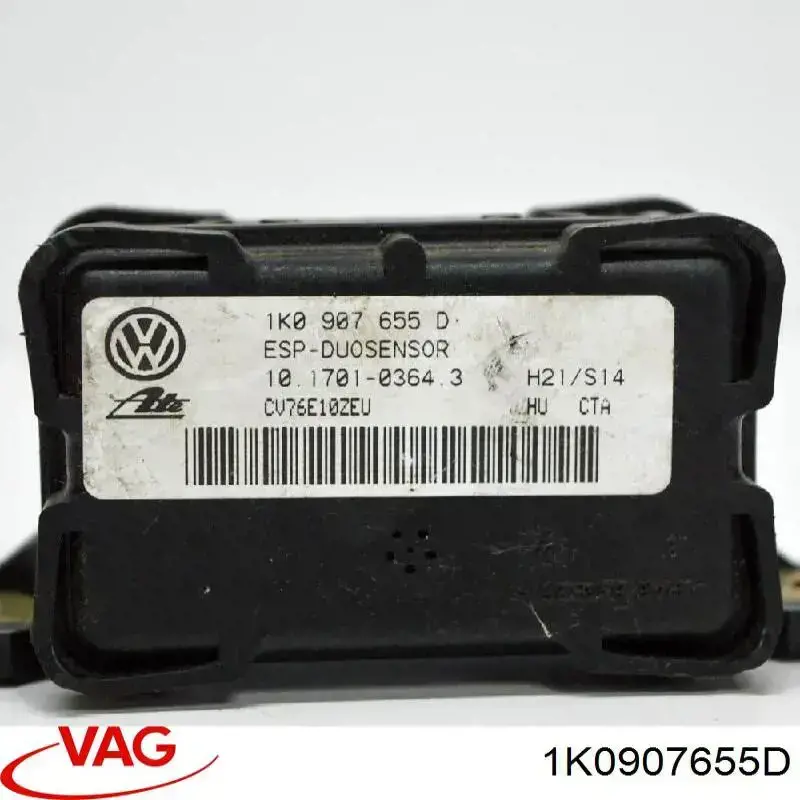 Do koszyka 1K0907655D VAG Czujnik przyspieszenia wzdłużnego