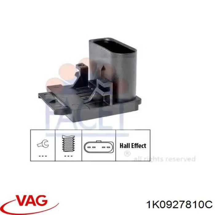 Czujnik położenia pedału sprzęgła VAG 1K0927810C cena, od 29,43 USD