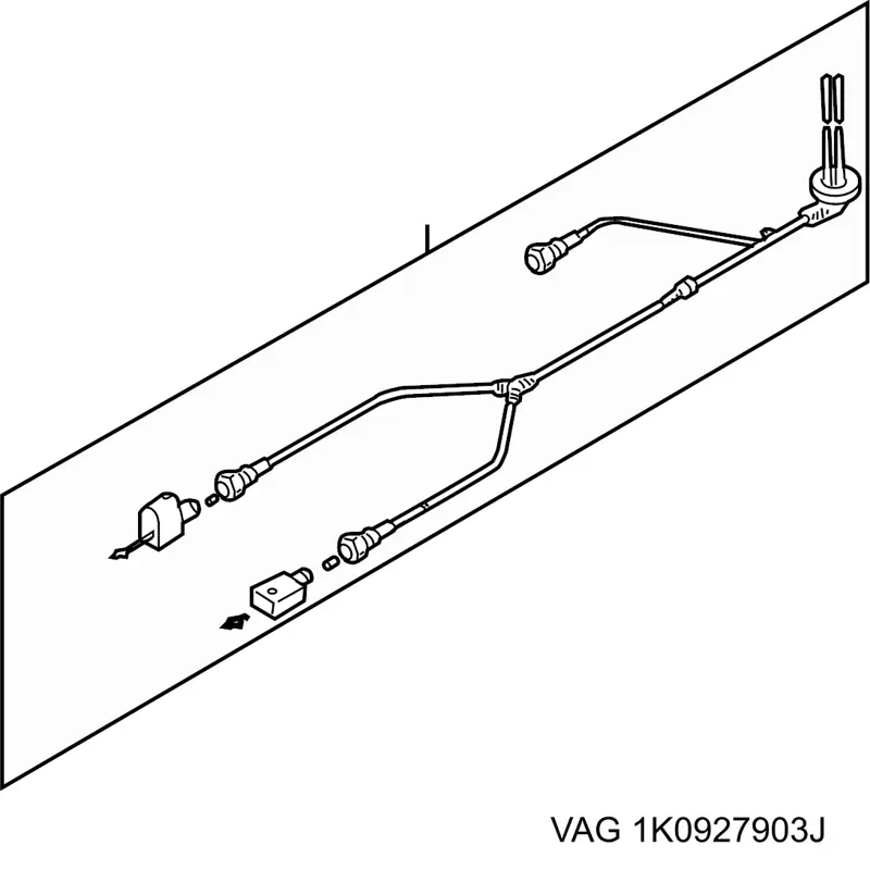 Zestaw przewodów wysokiego napięcia VAG 1K0927903J cena, od 164,09 USD