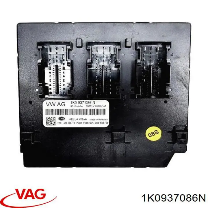 Do koszyka 1K0937086M VAG Blok komfortu