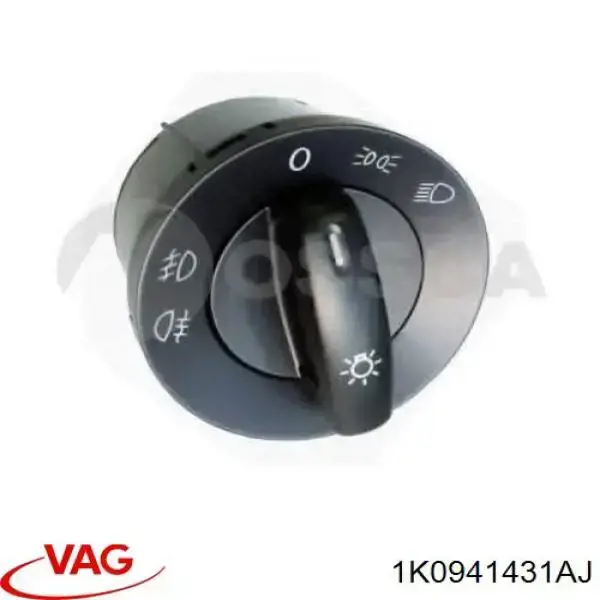 Przełącznik światła reflektorów na "torpedo" VAG 1K0941431AJ cena, od 40,88 USD