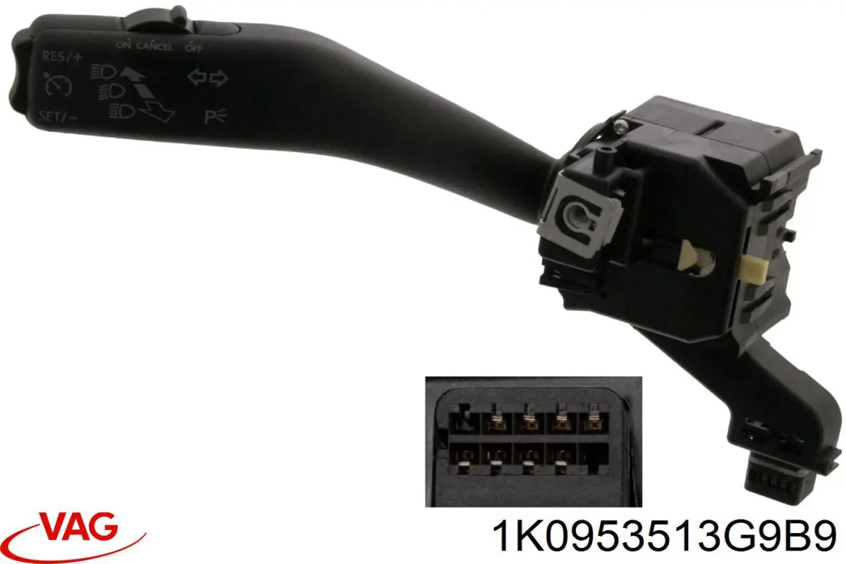 Przełącznik zespolony lewy VAG 1K0953513G9B9 cena, od 40,94 USD