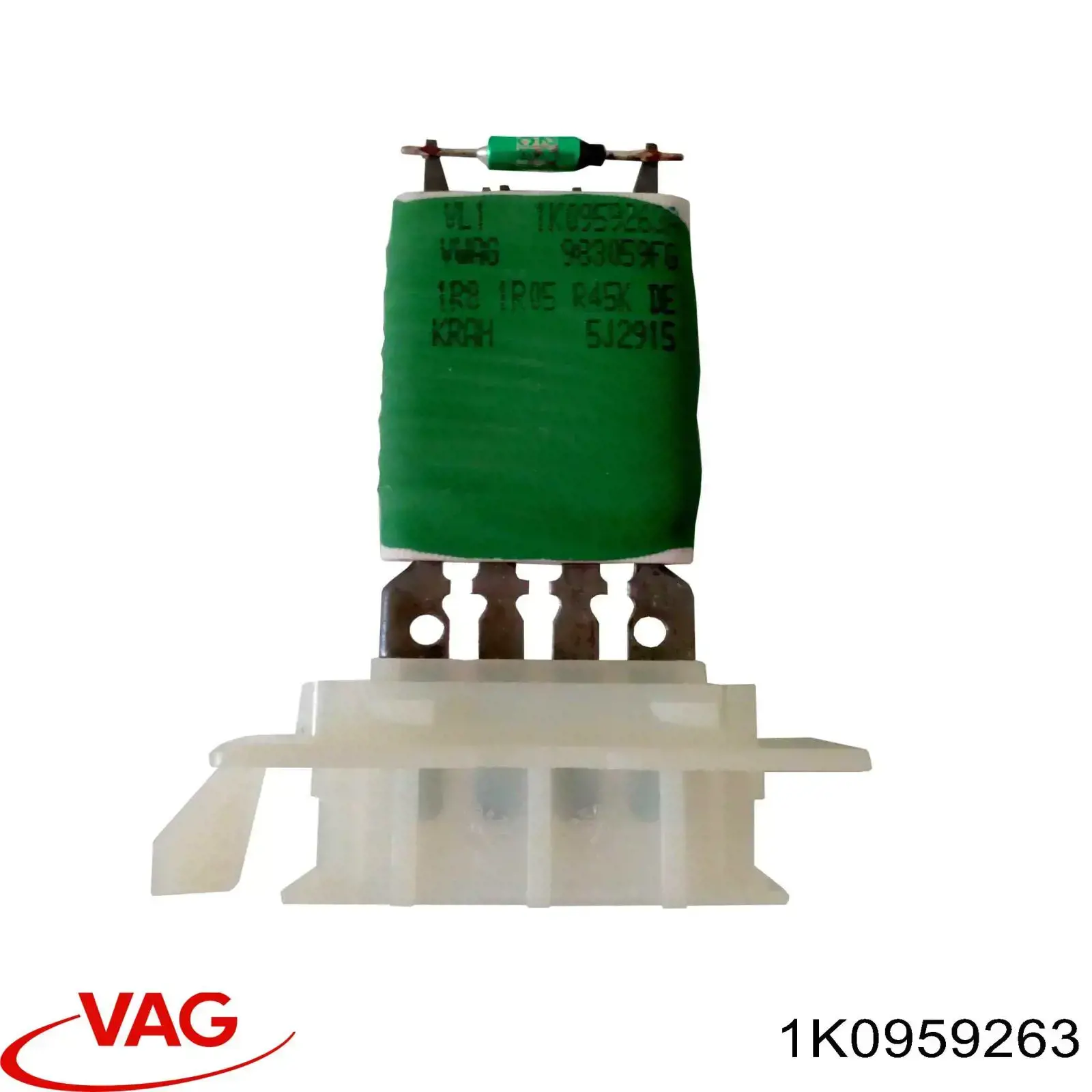 Rezystor wentylatora nagrzewnicy (ogrzewacza kabiny) VAG 1K0959263 cena, od 16,51 USD
