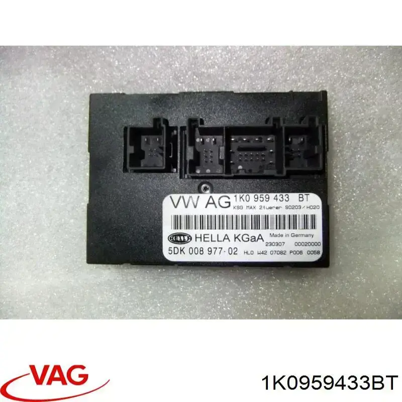  Blok komfortu Volkswagen Golf 5