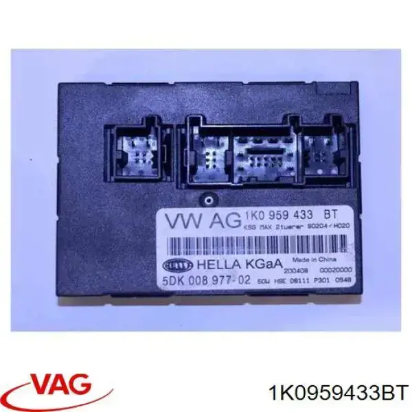 Blok komfortu do Volkswagen Golf V 1K5