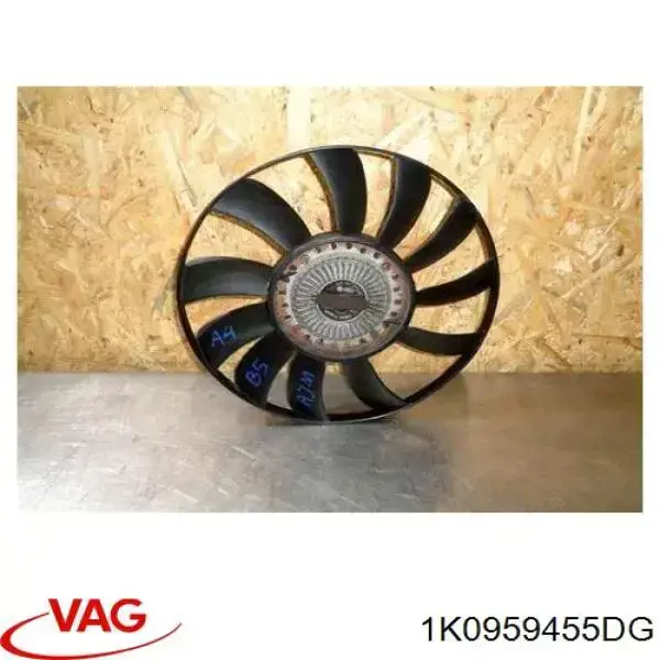 Wentylator elektryczny układu chłodzenia, kompletny (silnik+wirnik) prawy VAG 1K0959455DG cena, od 61,49 USD