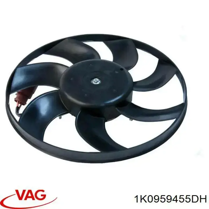 Wentylator elektryczny układu chłodzenia, kompletny (silnik+wirnik) prawy VAG 1K0959455DH cena, od 51,83 USD