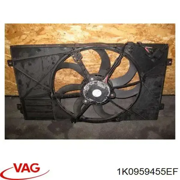 Wentylator elektryczny układu chłodzenia, kompletny (silnik+wirnik) lewy VAG 1K0959455EF cena, od 88,53 USD