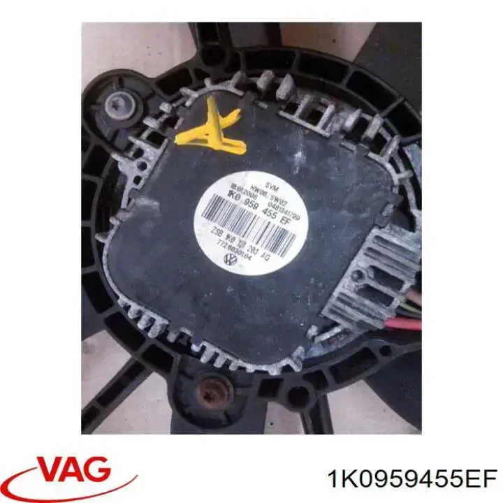 Wentylator elektryczny układu chłodzenia, kompletny (silnik+wirnik) lewy VAG 1K0959455EF cena, od 77,80 USD