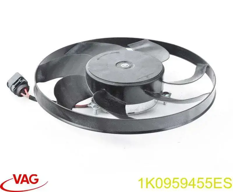 1K0959455ES VAG Wentylator elektryczny układu chłodzenia, kompletny (silnik+wirnik) prawy