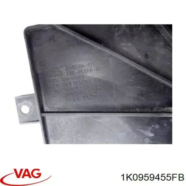 Wentylator elektryczny układu chłodzenia, kompletny (silnik+wirnik) lewy 30959043 AND