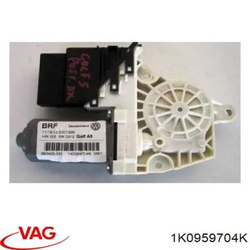 1K0959704K VAG Mechanizm podnoszenia szyby drzwi tylnych prawych