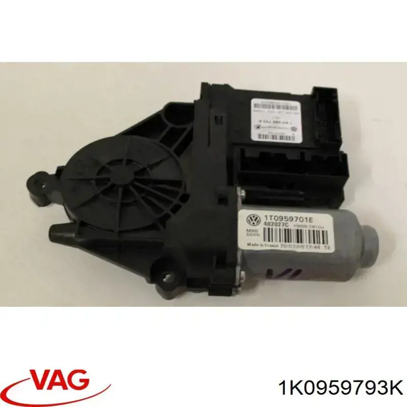 1K0959793K VAG Mechanizm podnoszenia szyby drzwi przednich lewych