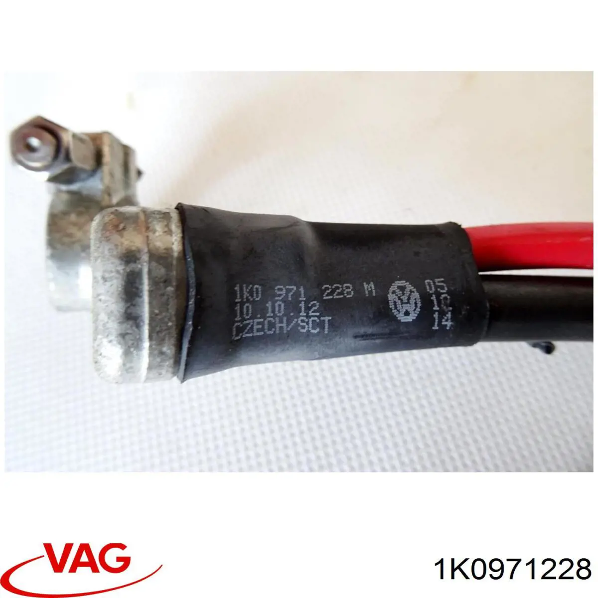 Kabel klemy plusowej akumulatora VAG 1K0971228 cena, od 35,75 USD