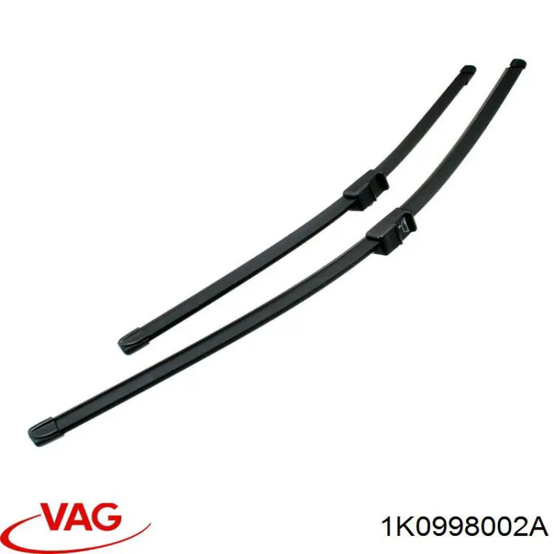 1K0998002A VAG Pióro wycieraczki szyby przedniej, zestaw (2 szt.)