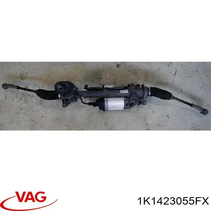 Do koszyka 1K1423055FX VAG Listwa kierownicza (maglownica)