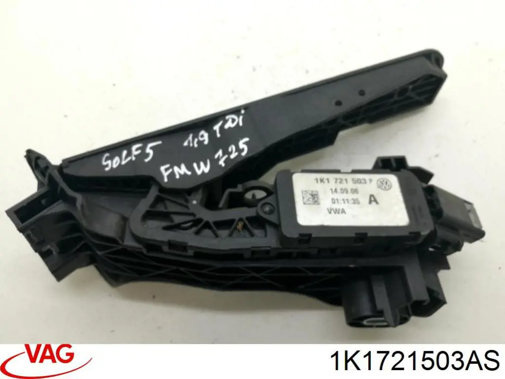 Pedał przyspieszenia (gazu) VAG 1K1721503AS cena, od 44,44 USD
