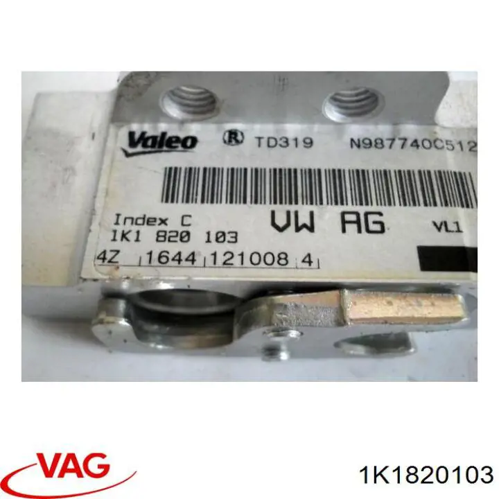 Parownik klimatyzacji VAG 1K1820103 cena, od 37,46 USD