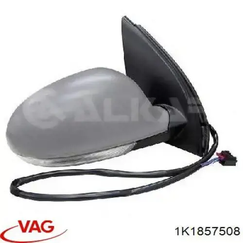 Do koszyka 1K1857508 VAG Lusterko wsteczne prawe