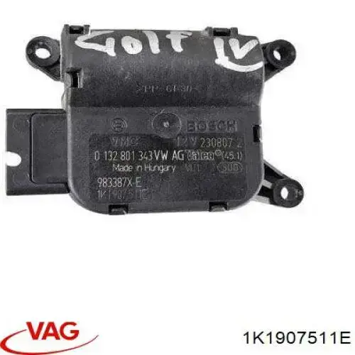 Do koszyka 1K1907511E VAG Silniczek klapy nagrzewnicy