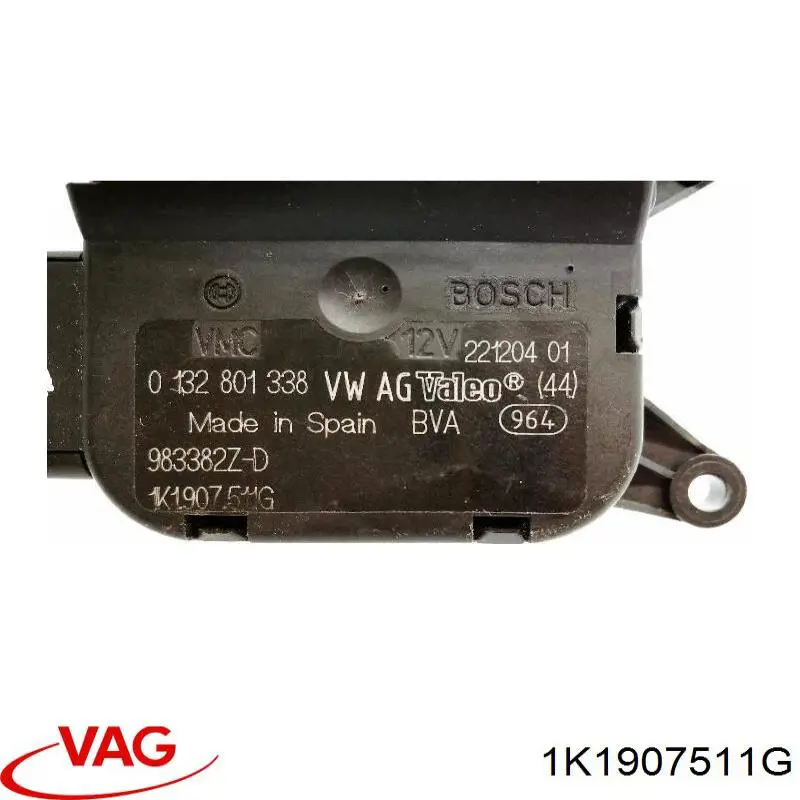 Do koszyka 1K1907511G VAG Silniczek klapy nagrzewnicy