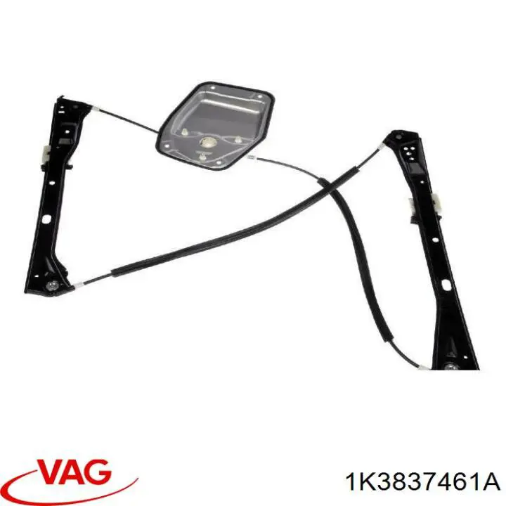 Mechanizm podnoszenia szyby drzwi przednich lewych VAG 1K3837461A cena, od 48,26 USD