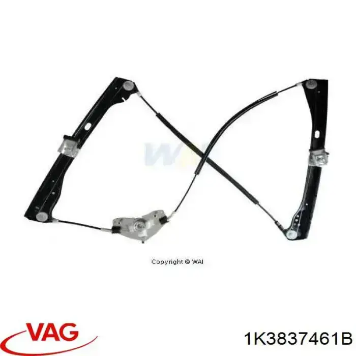 1K3837461B VAG Mechanizm podnoszenia szyby drzwi przednich lewych