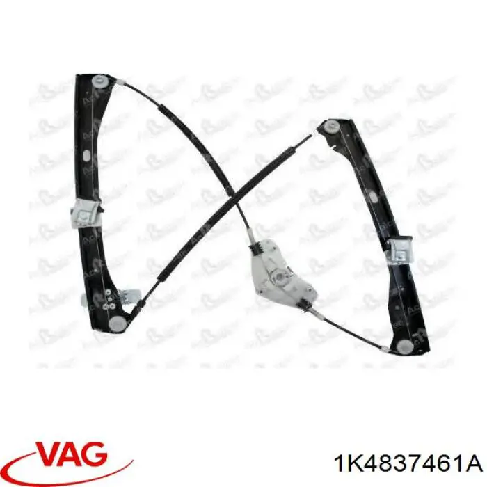 1K4837461A VAG Mechanizm podnoszenia szyby drzwi przednich lewych