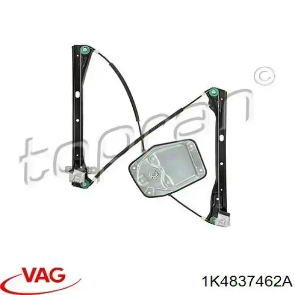 1K4837462A VAG Mechanizm podnoszenia szyby drzwi przednich prawych