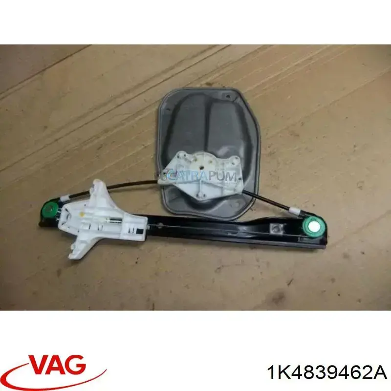 1K4839462A VAG Mechanizm podnoszenia szyby drzwi tylnych prawych