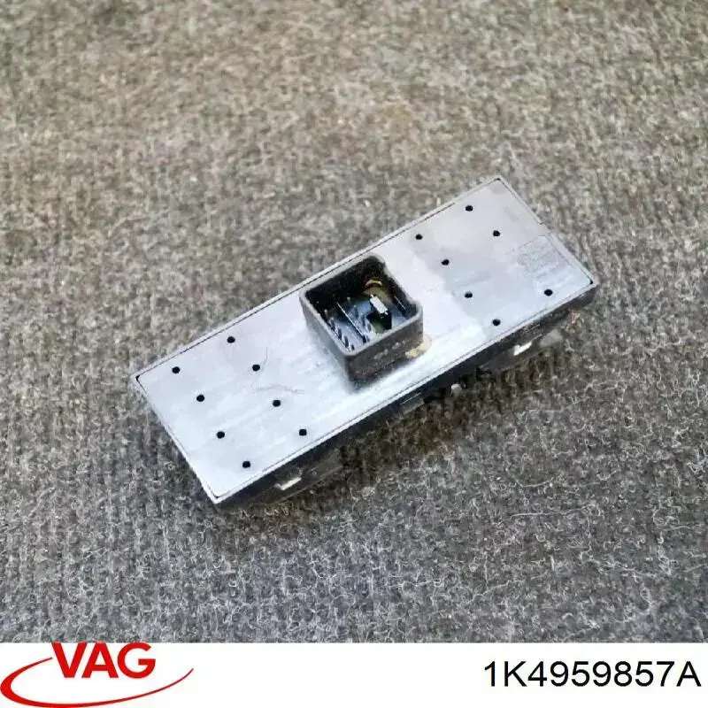 Do koszyka 1K4959857A VAG Panel przyciskowy sterowania podnośnikiem szyby przedni lewy