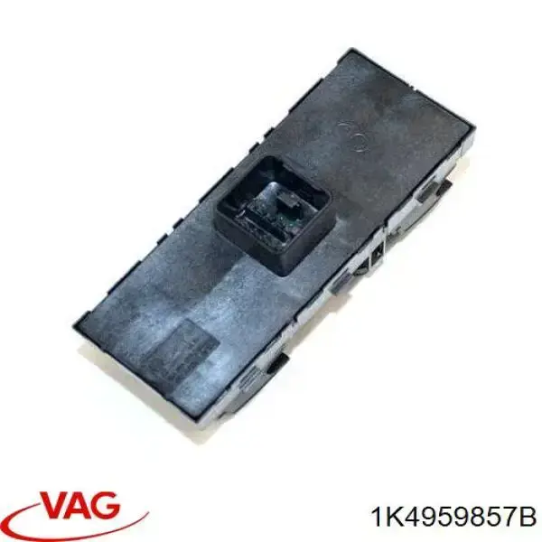 1K4959857B VAG Panel przyciskowy sterowania podnośnikiem szyby przedni lewy