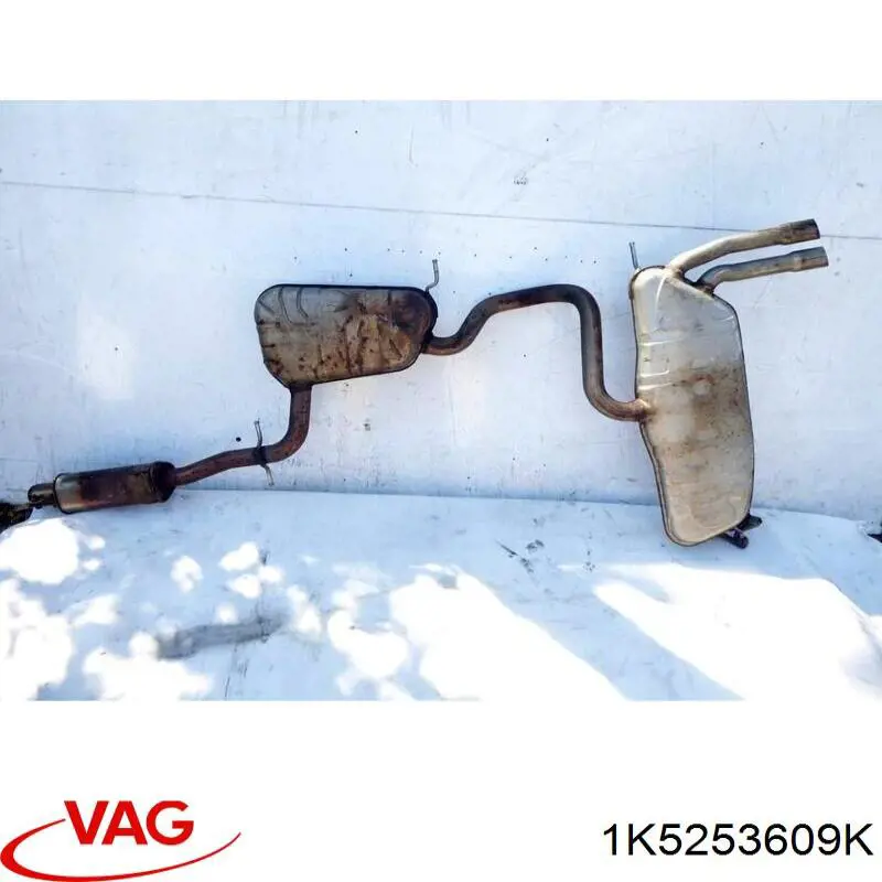 Tłumik, tylna część VAG 1K5253609K cena, od 142,79 USD